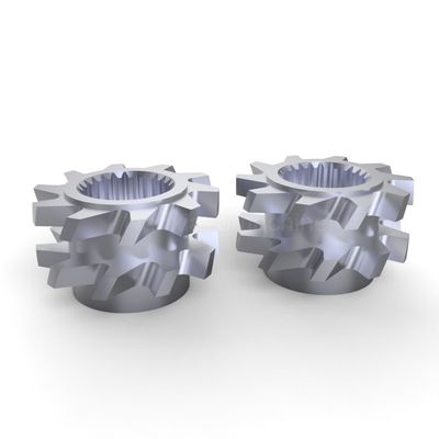 comprare Extruder a doppia vite con elemento di miscelazione dentato Lame inverse per miscelazione industriale online manufacture