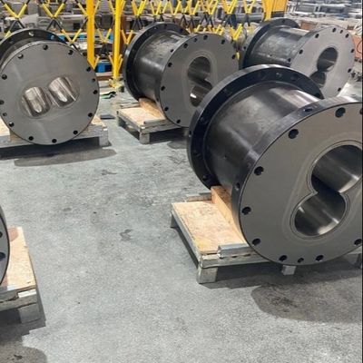 comprare JSW Co Rotante Barrillo a vite aperte Parti di estrusore a vite gemelle resistenti all'usura Per prodotti di EPI online manufacture