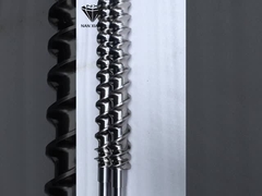 Precisione alimentatori laterali CNC Elementi lavorati per estrusore parti di vite lucidatura OEM